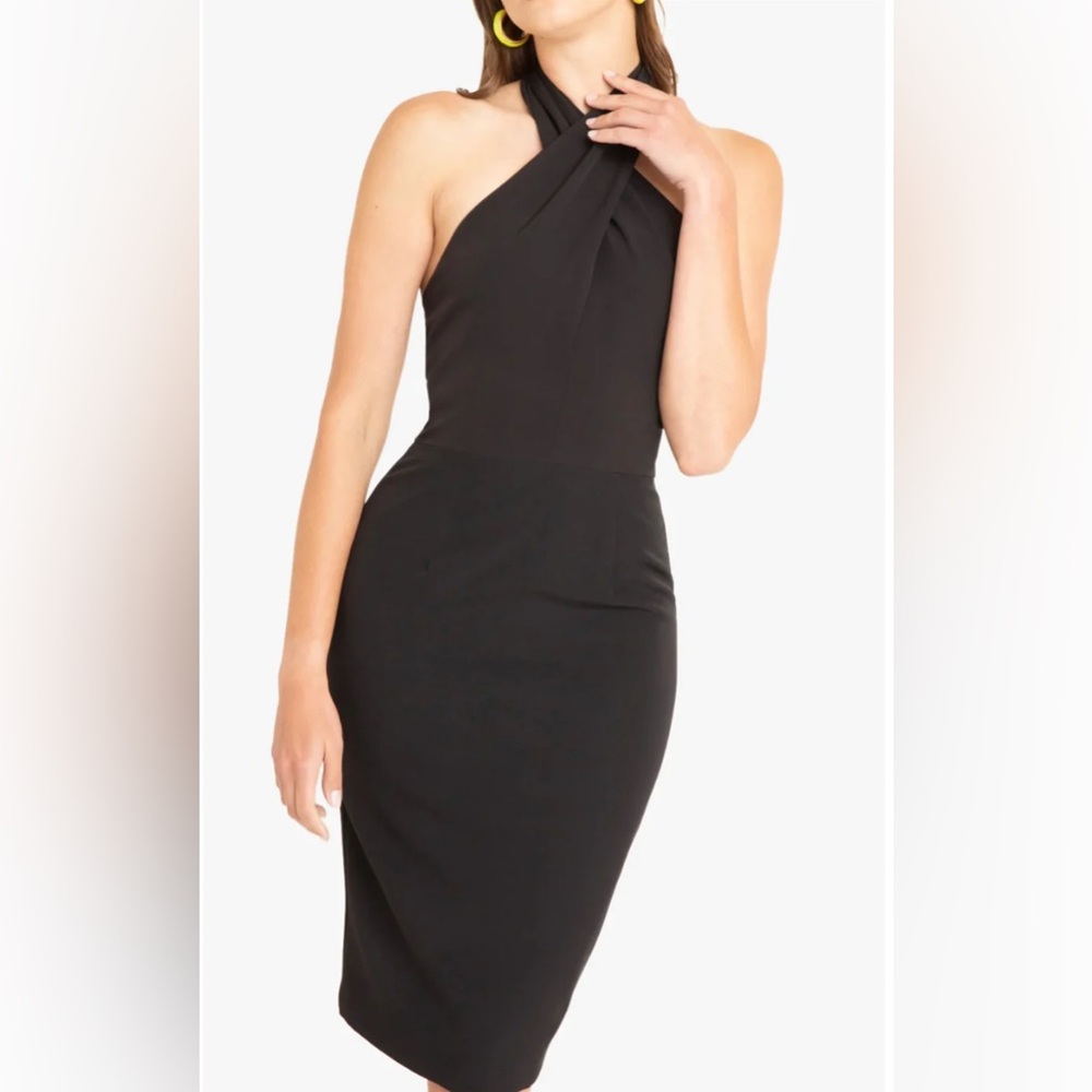 Black Halo Black Samara Sheath Dress